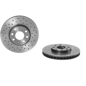 Jeu de 2 disques de frein Xtra BREMBO 09.7628.1X - Réf. 09.7628.1X pas cher
