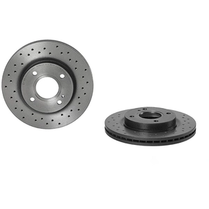 Jeu de 2 disques de frein Xtra BREMBO 09.A968.2X - Réf. 1393705 pas cher