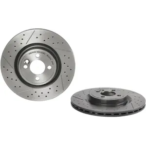 Jeu de 2 disques de frein vernis BREMBO 09.B754.21 - Réf. 1393750 pas cher