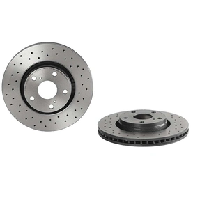 Jeu de 2 disques de frein Xtra BREMBO 09.B043.1X - Réf. 1393712 pas cher
