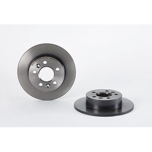 Brembo Jeu de 2 disques de frein, plein, Essieu arrière, par ex. pour Renault pas cher