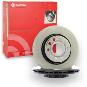 BREMBO Jeu de 2 disques de frein, ventilé de l'intérieur, Essieu avant, par ex. pour KIA pas cher