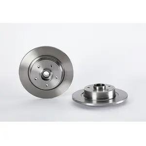 Brembo Jeu de 2 disques de frein, plein, Essieu arrière, par ex. pour Renault pas cher