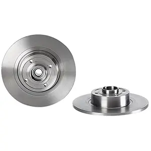 Comparateur de prix : Brembo Jeu de 2 disques de frein, plein, Essieu arrière, par ex. pour Renault