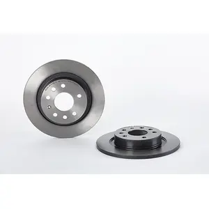 Brembo Jeu de 2 disques de frein, plein, Essieu arrière, par ex. pour Fiat pas cher