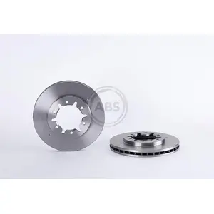 Brembo Jeu de 2 disques de frein, ventilé de l'intérieur, Essieu avant, par ex. pour Nissan pas cher