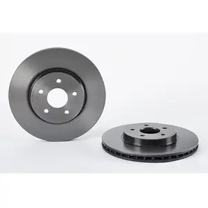 Jeu de 2 disques de frein vernis BREMBO 09.8665.11 - Réf. 1394718 pas cher