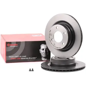 Jeu de 2 disques de frein vernis BREMBO 09.9793.11 - Réf. 1394780 pas cher