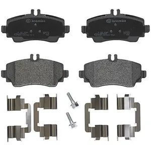 Comparateur de prix : Brembo Jeu de 4 plaquettes de frein, Essieu avant, par ex. pour Mercedes-Benz