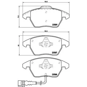 Comparateur de prix : Kit de plaquettes de frein, frein à disque BREMBO XTRA LINE P 85 075X P85075X