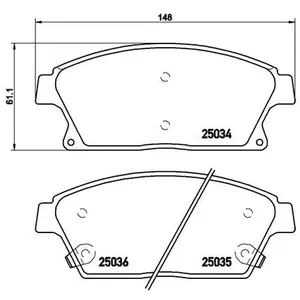Kit de plaquettes de frein, frein à disque BREMBO XTRA LINE P 59 077X P59077X pas cher