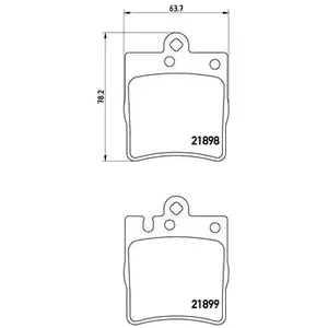 Jeu de 4 plaquettes de frein Xtra BREMBO P 50 033X - Réf. 1395701 pas cher