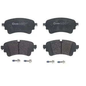 Brembo Jeu de 4 plaquettes de frein, Essieu arrière, par ex. pour Audi, VW pas cher