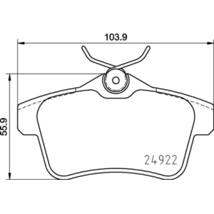 BREMBO Plaquettes de frein X4 pour CITROËN: DS5 & DS: DS5 (Ref: P 06 102) pas cher