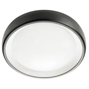 SOVIL Plafonnier rond 13W Led 4000K graphite ligne loft pas cher