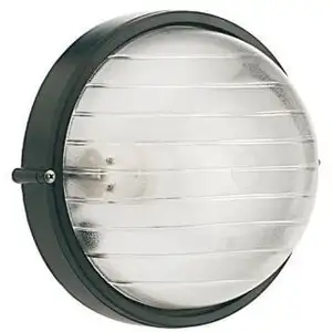 Sovil - Plafonnier ligne industriel rond noir E27 grandVendu paramazon