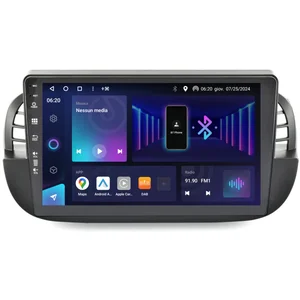 Autoradio Phonocar Customfit 9,0 Fiat 500 Cp Aa Dab+ Qled 8c Hdmi Andr...