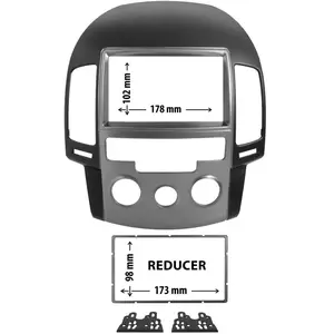 Comparateur de prix : Phonocar Cache Autoradio Anthracite Hyundaï I30 2012