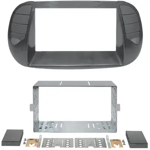 Phonocar Cache Autoradio Noir Brillant Fiat 500 De 2016 pas cher