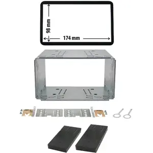Comparateur de prix : Entretoise 2 Din Phonocar Pour Autoradio