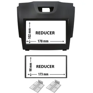 Comparateur de prix : Entretoise 2 Din Phonocar Pour Autoradio