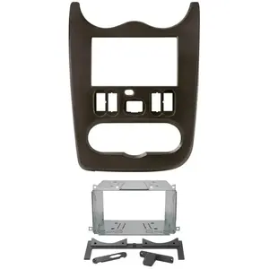 Comparateur de prix : Phonocar 3/613 Cache autoradio 2 DIN pour Duster/Logan/Sandero Marron laqué