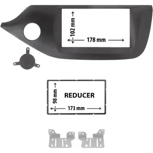 Phonocar Cache Autoradio Kia pas cher