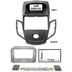 Phonocar Cache Autoradio Gris Foncé Ford Fiesta 2008 À 2018 pas cher