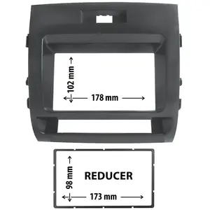 Comparateur de prix : Entretoise 2 Din Phonocar Pour Autoradio