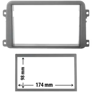 Entretoise 2 Din Phonocar Pour Autoradio