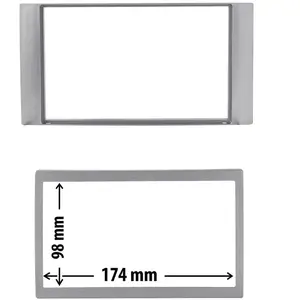Comparateur de prix : Entretoise 2 Din Phonocar Pour Autoradio