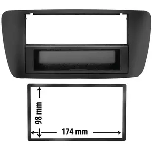 Phonocar Cache Autoradio Seat Ibiza Noir
