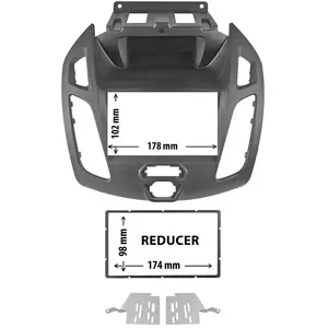 Comparateur de prix : Entretoise 2 Din Phonocar Pour Autoradio