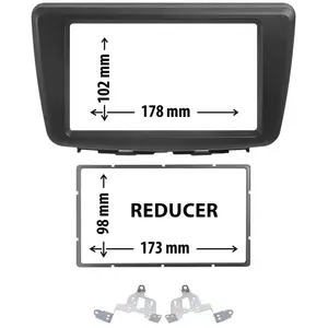 Comparateur de prix : Entretoise 2 Din Phonocar Pour Autoradio