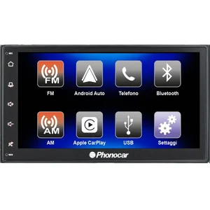 Comparateur de prix : Autoradio Phonocar Vm012 Android Auto Via Usb, Car Play Via Usb&sans M...