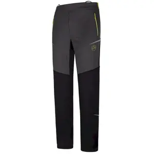 La Sportiva Ikarus Pant - Pantalon ski de randonnée homme Black / Lime Punch S - Long pas cher