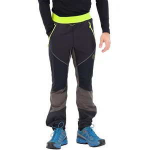 La Sportiva Kyril Pant M homme - Pantalon ski de randonnée Black / Lime Punch S