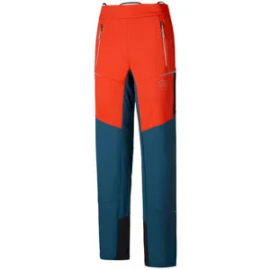 La Sportiva Ikarus Pant - Pantalon ski de randonnée femme Storm Blue / Cherry Tomato M - Long pas cher