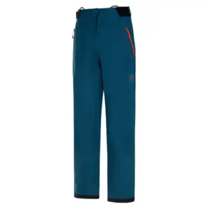 La Sportiva Crossridge Evo Shell Pant W - Pantalon ski de randonnée femme Storm Blue / Cherry Tomato XL pas cher
