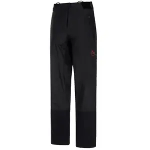 La Sportiva Crossridge Evo Shell Pant W - Pantalon ski de randonnée femme Black / Cherry Tomato XS pas cher
