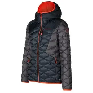 Comparateur de prix : La Sportiva Pinnacle Down Jkt - Doudoune femme Black / Cherry Tomato M