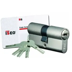 Comparateur de prix : Cylindres de sûreté isr6 cylindre isr6 30 x 60 mm laiton nickelé 5 clé...