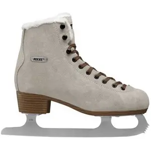 Roces suède Eco-fourrure marron patinage artistique pas cher