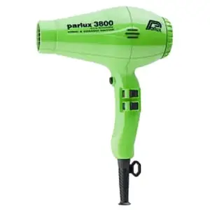 Parlux 3800 EcoFriendly Ionic & Ceramic Verte - sèche-cheveux