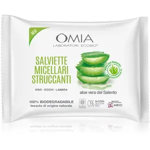 Comparateur de prix : Omia - Lingettes Micellari Struccanti Viso Aloe Vera du Salento Eco Bi...