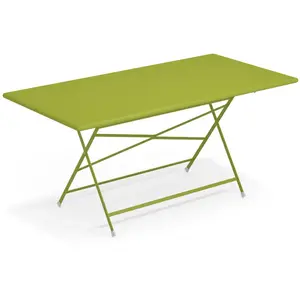Emu - Table rectangulaire Arc en Ciel - Vert - Acier verni pas cher
