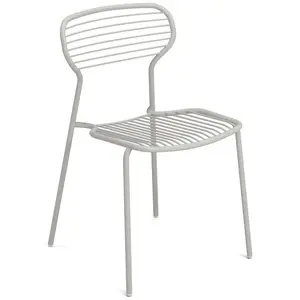 Emu - Chaise empilable Apero - Gris - Acier verni - Designer Martin Dr... pas cher