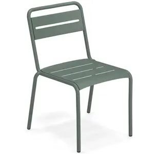 Emu - Chaise empilable Star - Vert - Aluminium pas cher
