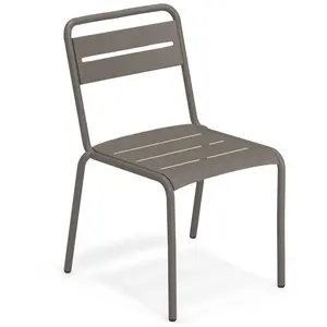 Emu - Chaise empilable Star - Beige - Aluminium pas cher