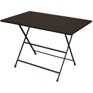 Emu - Table rectangulaire Arc en Ciel - Marron - Acier verni pas cher